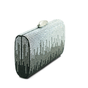 Evelyn Crystal Clutch (Black)