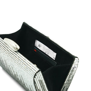 Evelyn Crystal Clutch (Black)