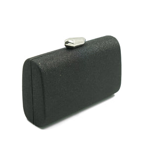 Madison Glitter Clutch (Black)