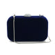 Sienna Velvet Clutch (Midnight Blue)