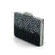 Stella Glitter Clutch (Black)