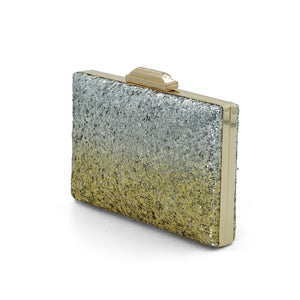 Stella Glitter Clutch (Gold)