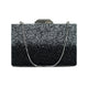 Stella Glitter Clutch (Black)