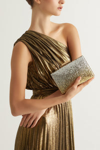 Stella Glitter Clutch (Gold)